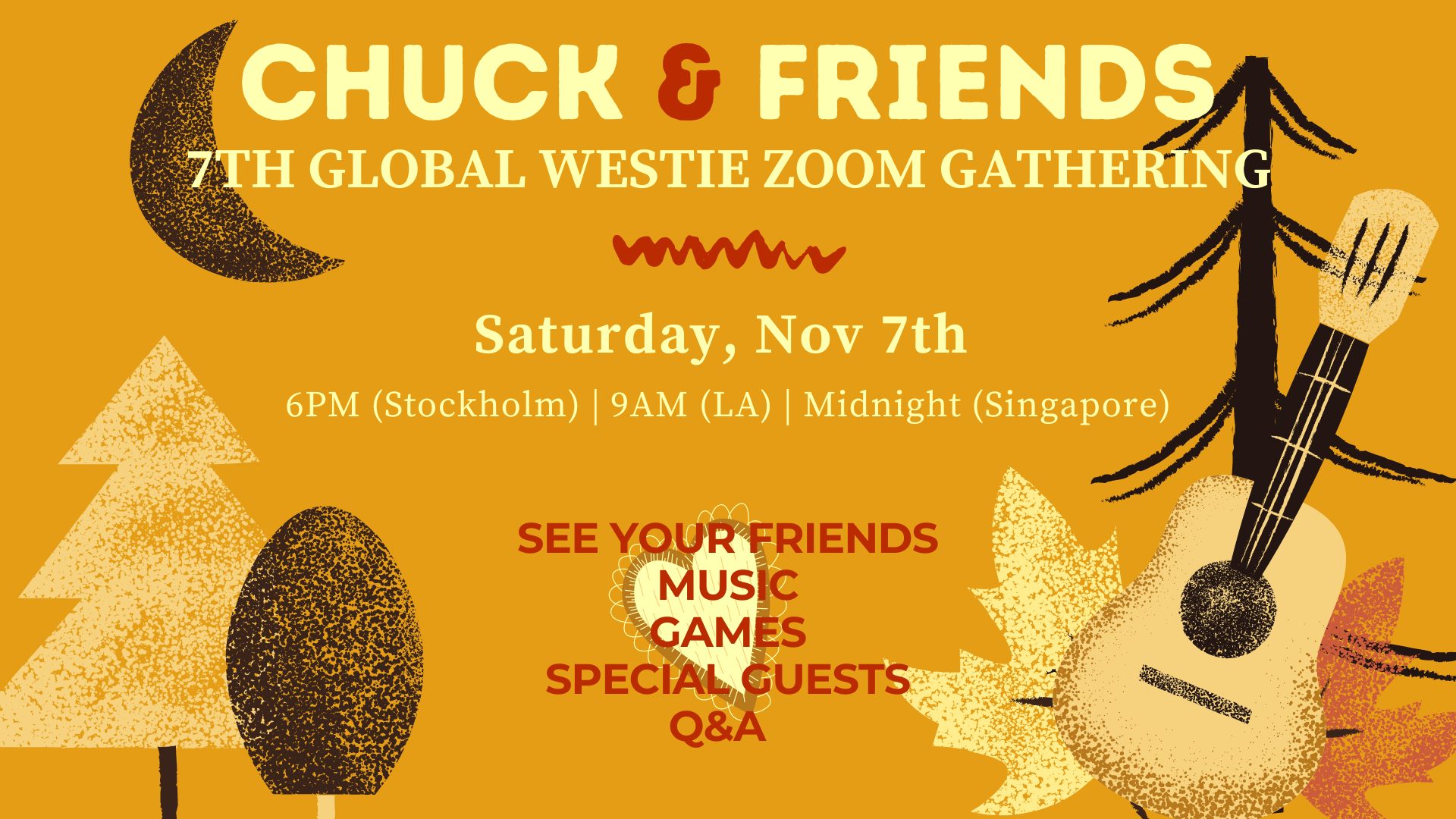 Chuck & Friends: 7th Global Westie Zoom Gathering