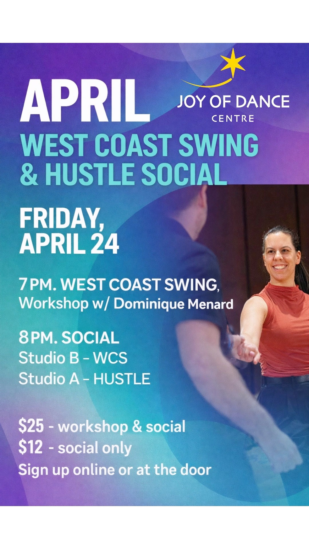 April WEST COAST SWING & HUSTLE Social