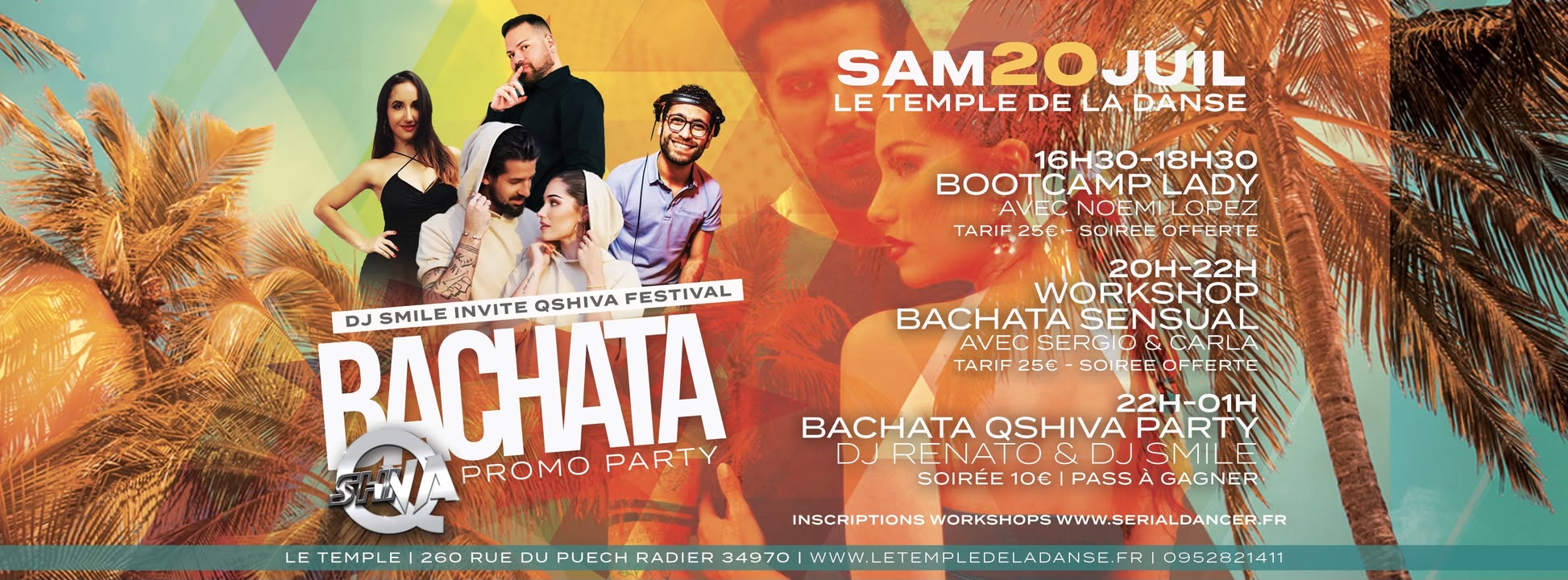 Q-Shiva Bachata Party Dj Smile . R-Dj . Noemi Lopez . Sergio & Carla (BCN)