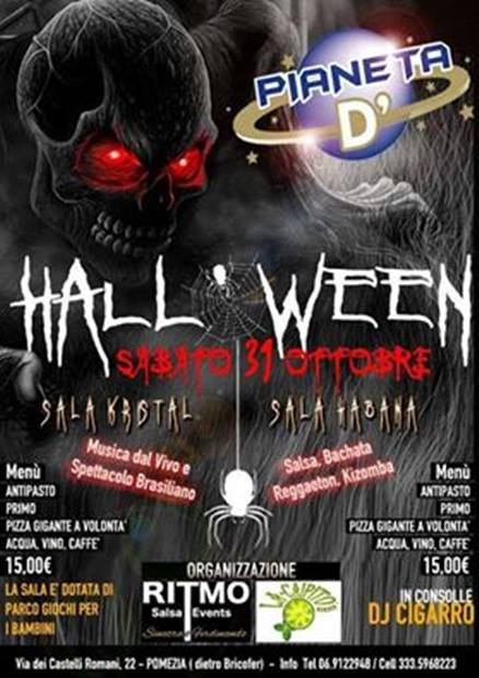 IL SABATO CALIENTE HALLOWEEN