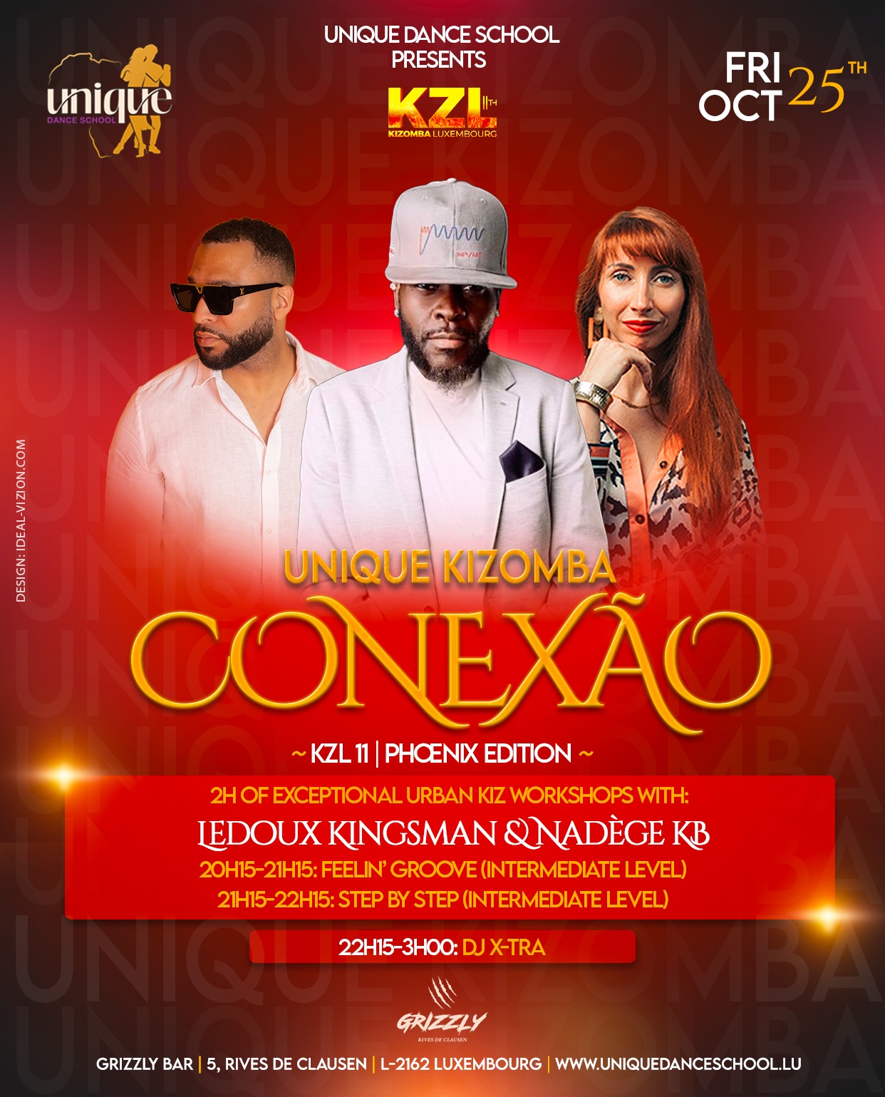 🐦🔥 Unique Kizomba Conexão ~ KZL11 Edition 2h de WS Ledoux Kingsman & Nadège KB DJ X-Tra ❤️🔥