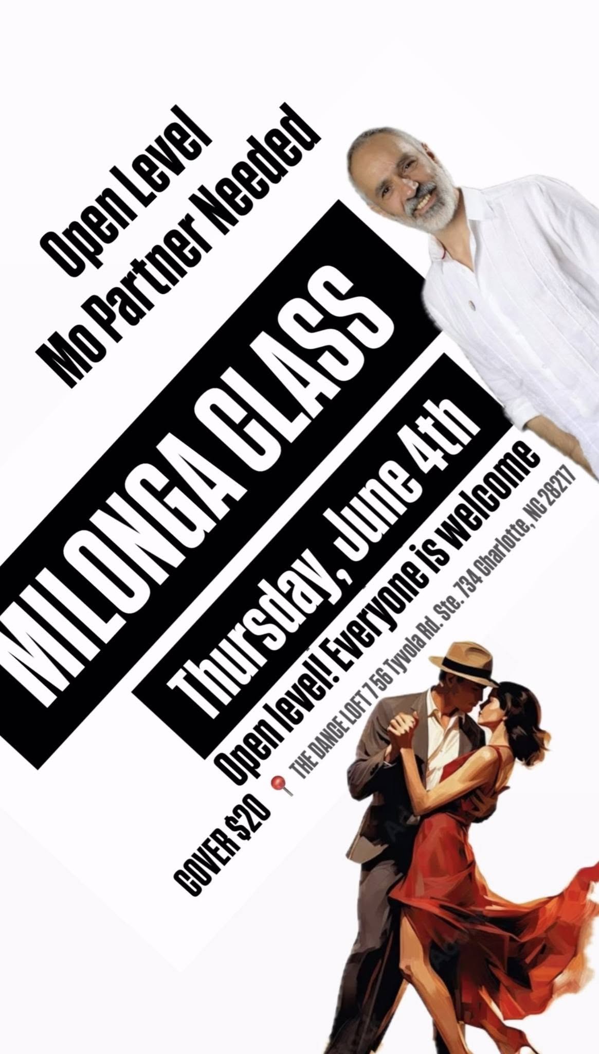 MILONGA CLASS w DANIEL ARREDONDO!!- Thursday Jun 04th @The Dance Loft