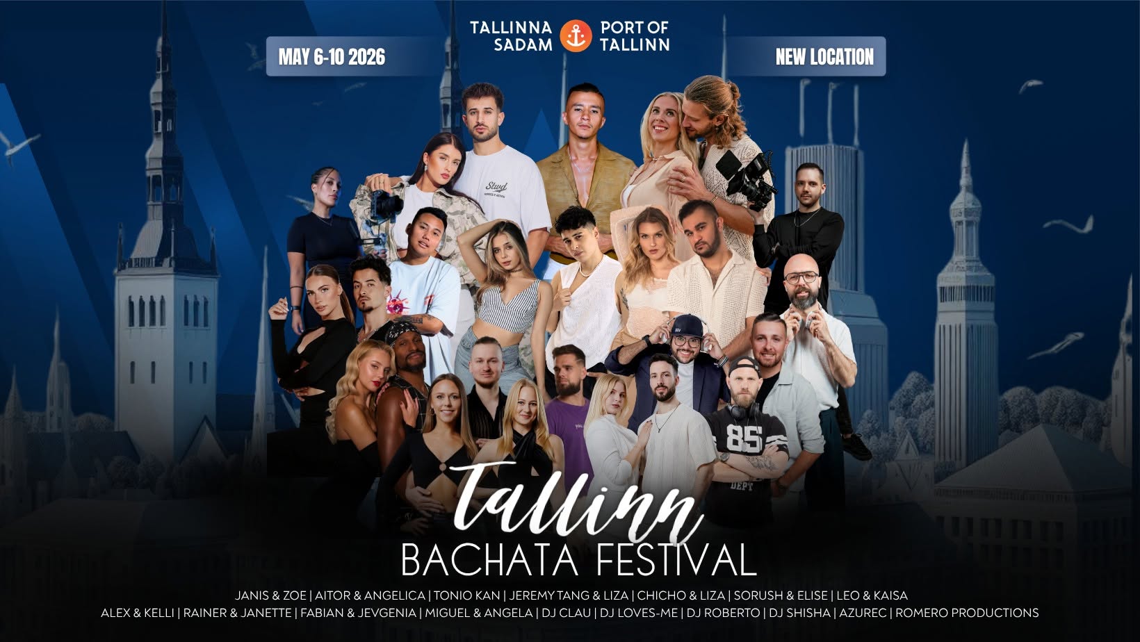 Tallinn Bachata Festival 2026 - Legends of the Sea edition