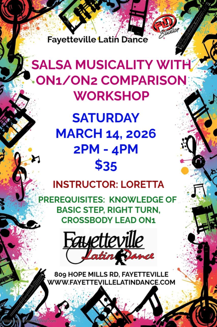 Salsa Musicality with On1 On2 Comparison Workshop