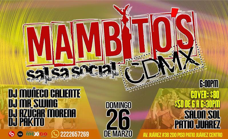Mambitos CDMX en el Salón Sol