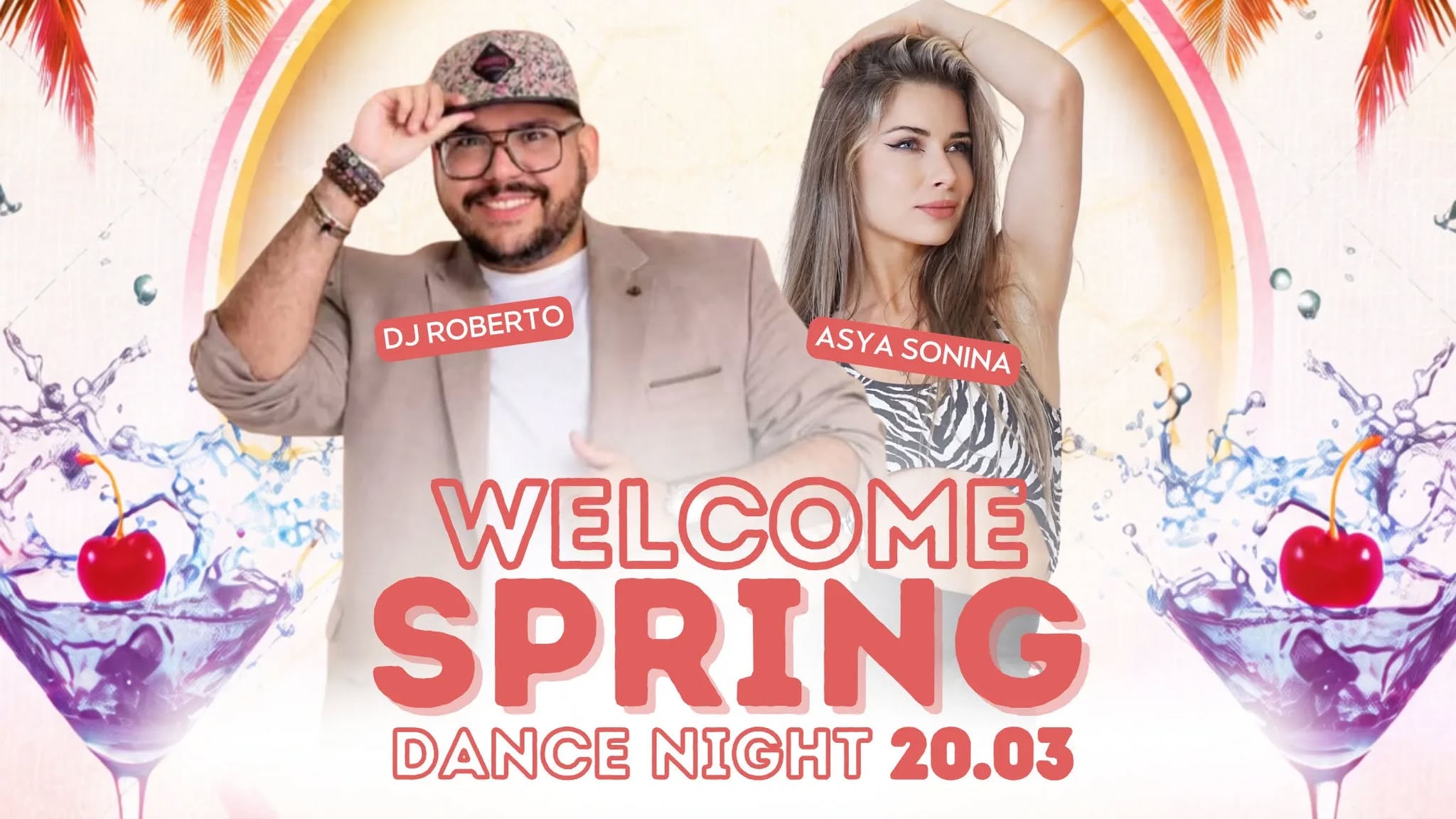 🌸 Welcome Spring Dance Night with Roberto & Asya! 🌸