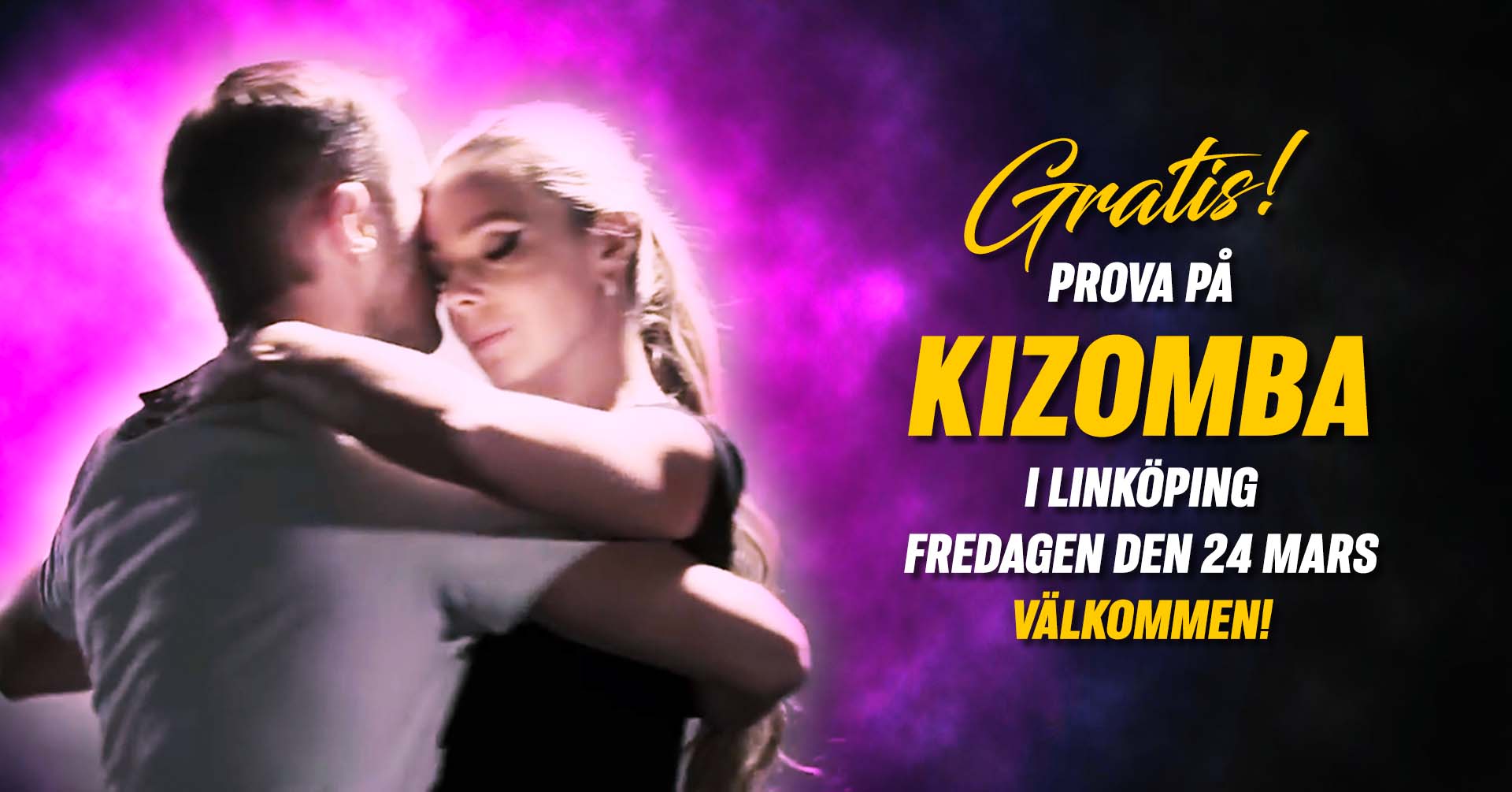 GRATIS prova på KIZOMBA i Linköping + social dans
