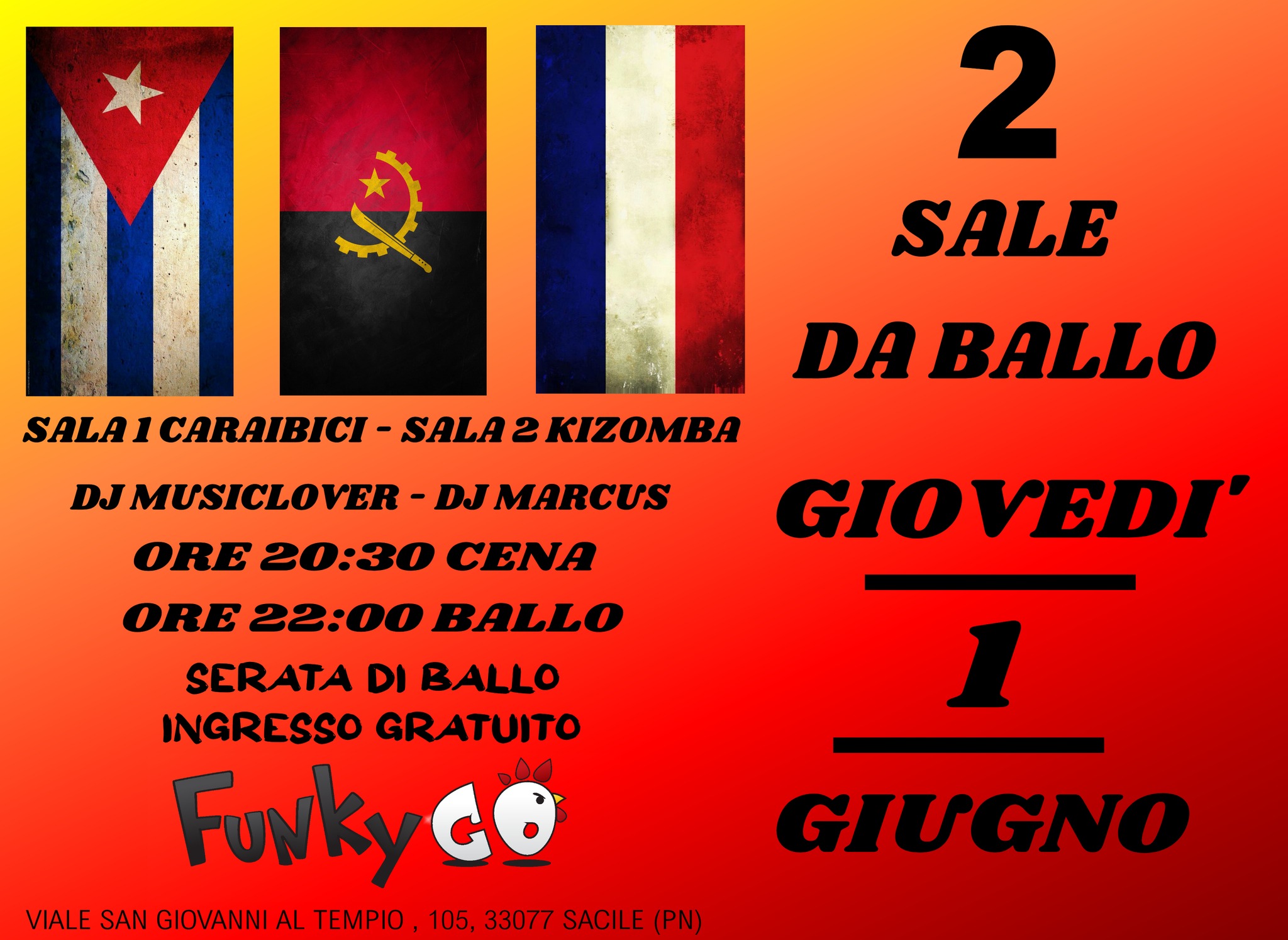 SALSA BACHATA KIZOMBA 2 SALE