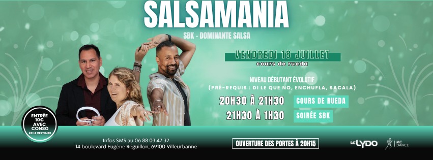 Soirée Salsamania au Lydo