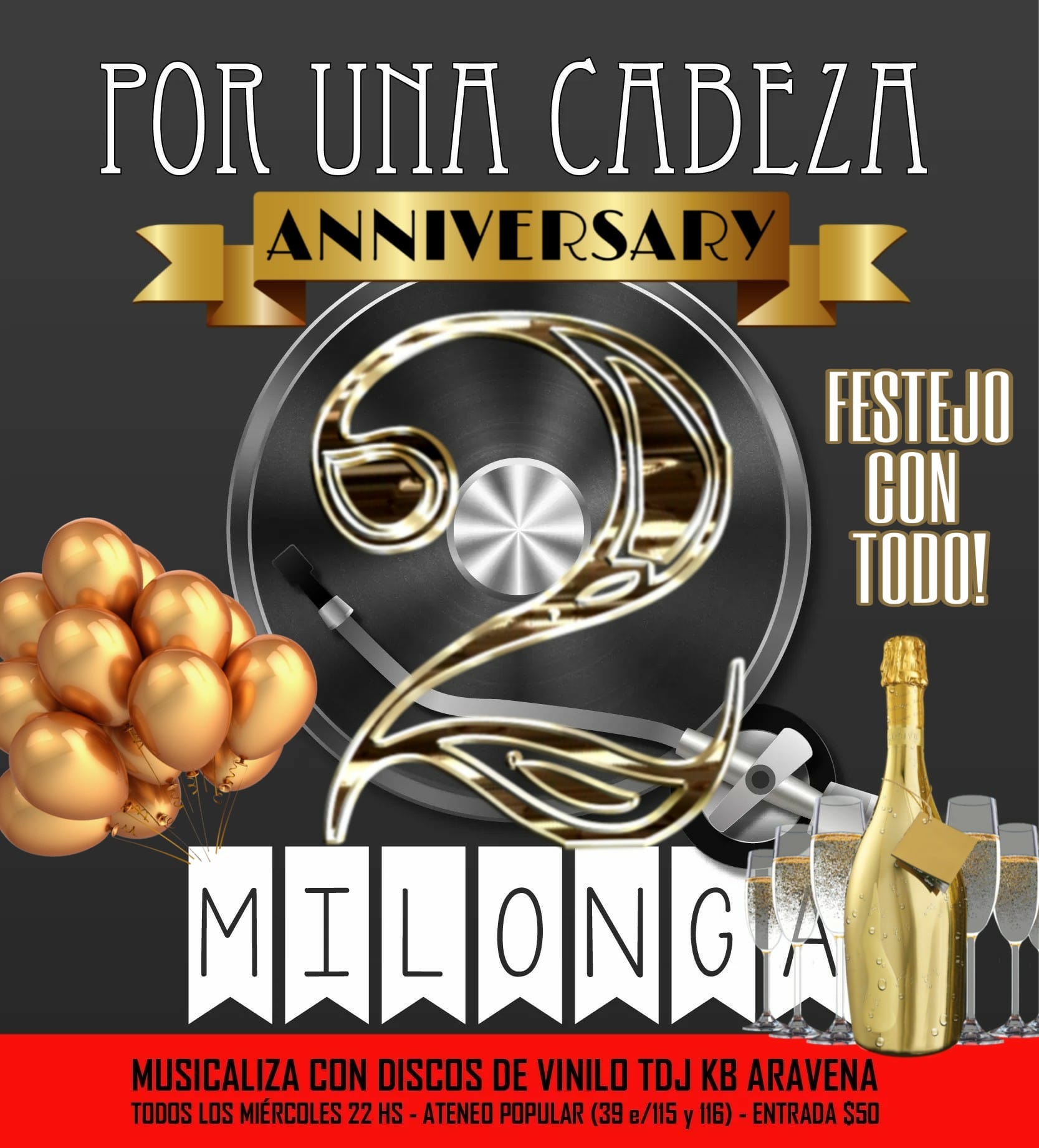 Por una Cabeza Aniversario!