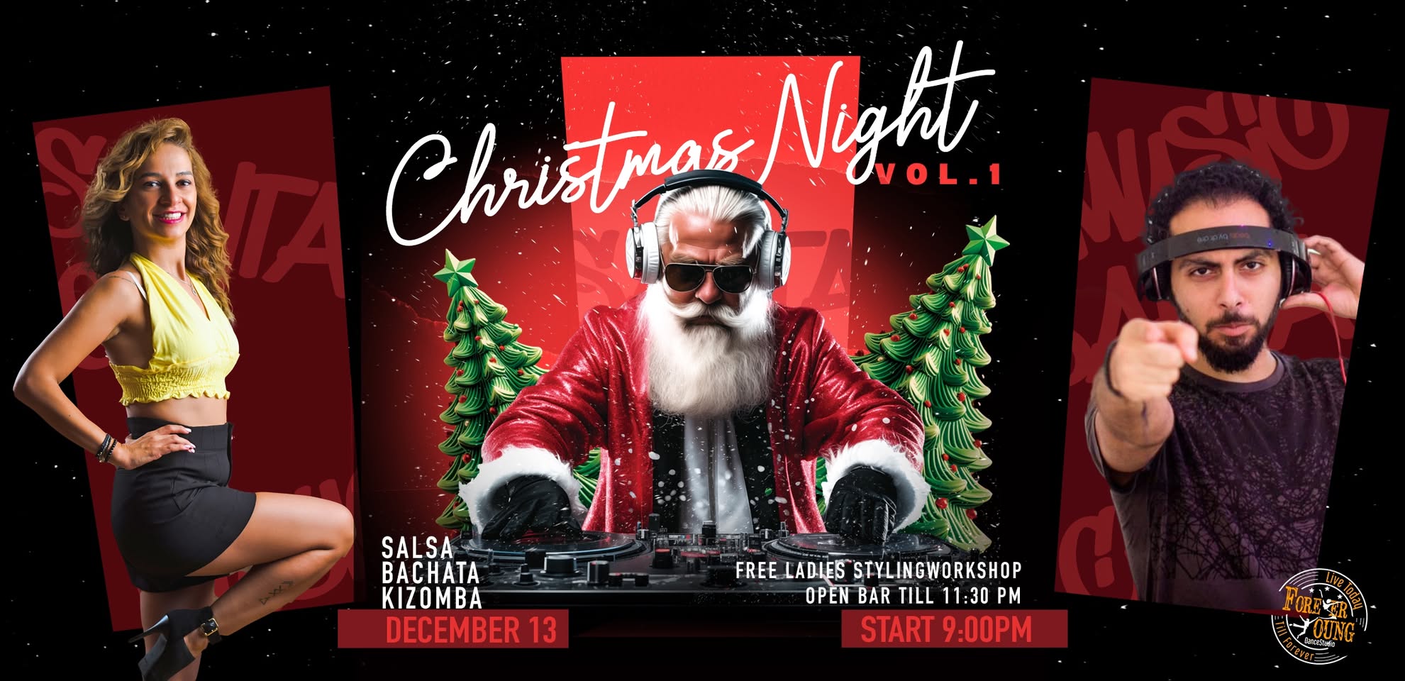 Christmas Night vol.1 - Salsa Ladies Styling Workshop -Rena