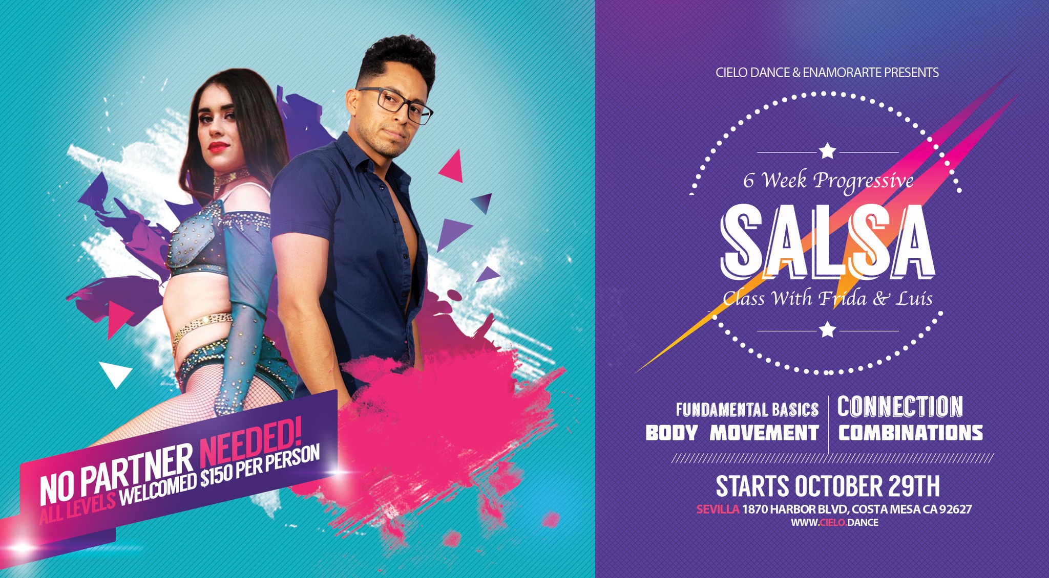 6 Week Salsa Progressive Course