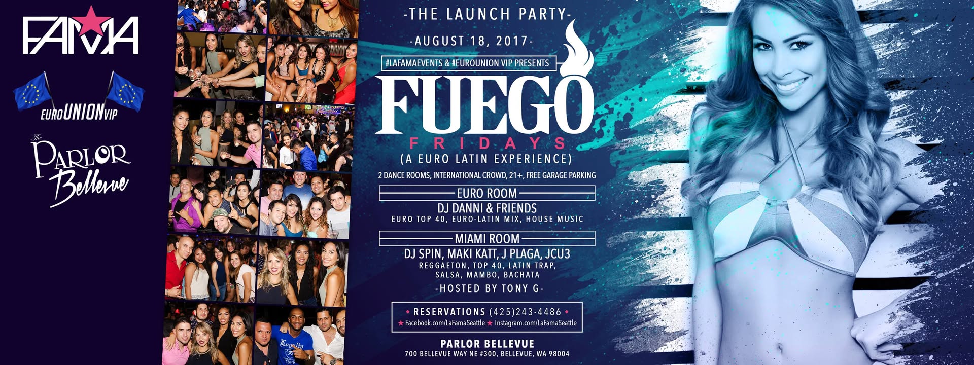 The Launch Party #FuegoFridays at Parlor Bellevue