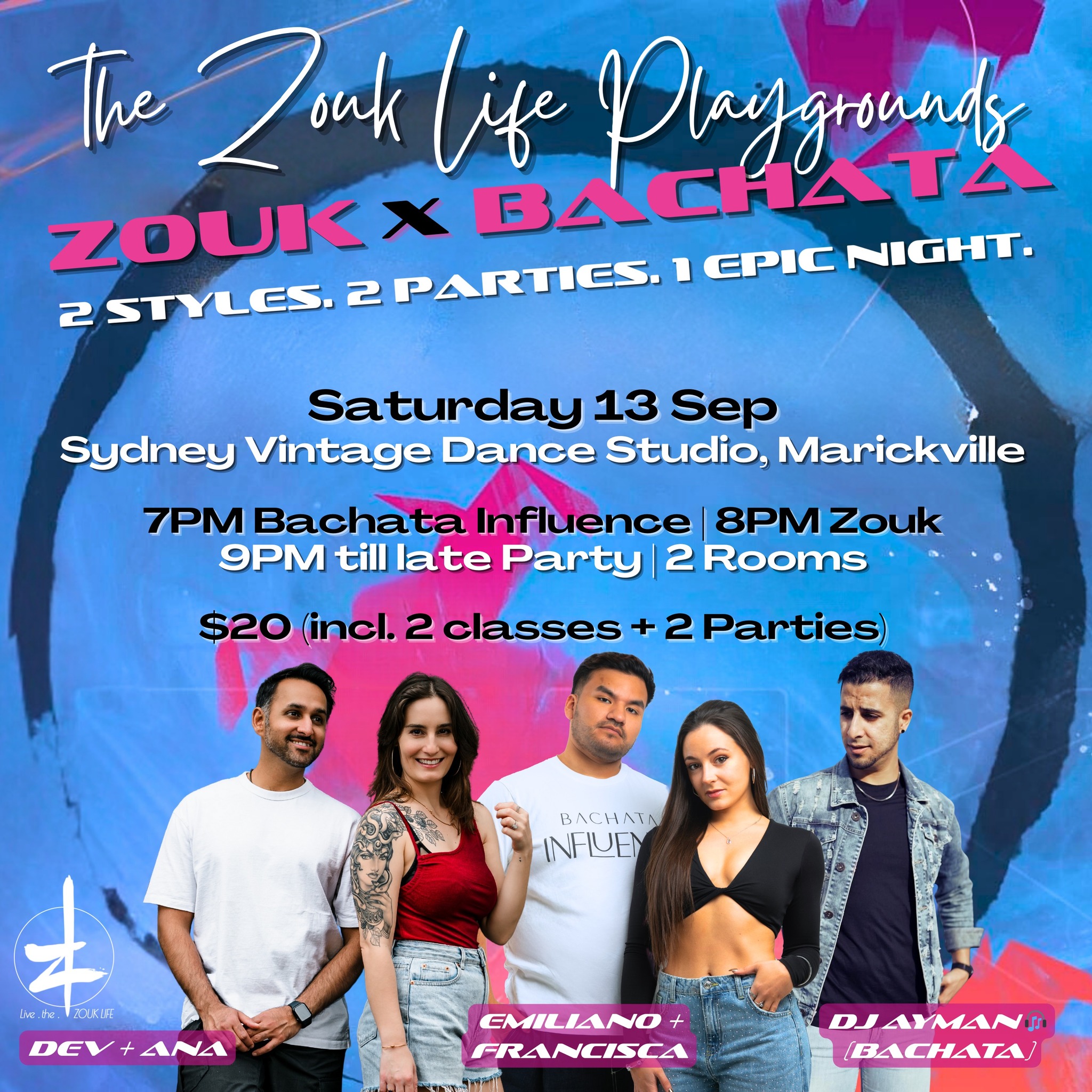 β€οΈβπ₯ Zouk Life Playgrounds: Zouk x Bachata Edition