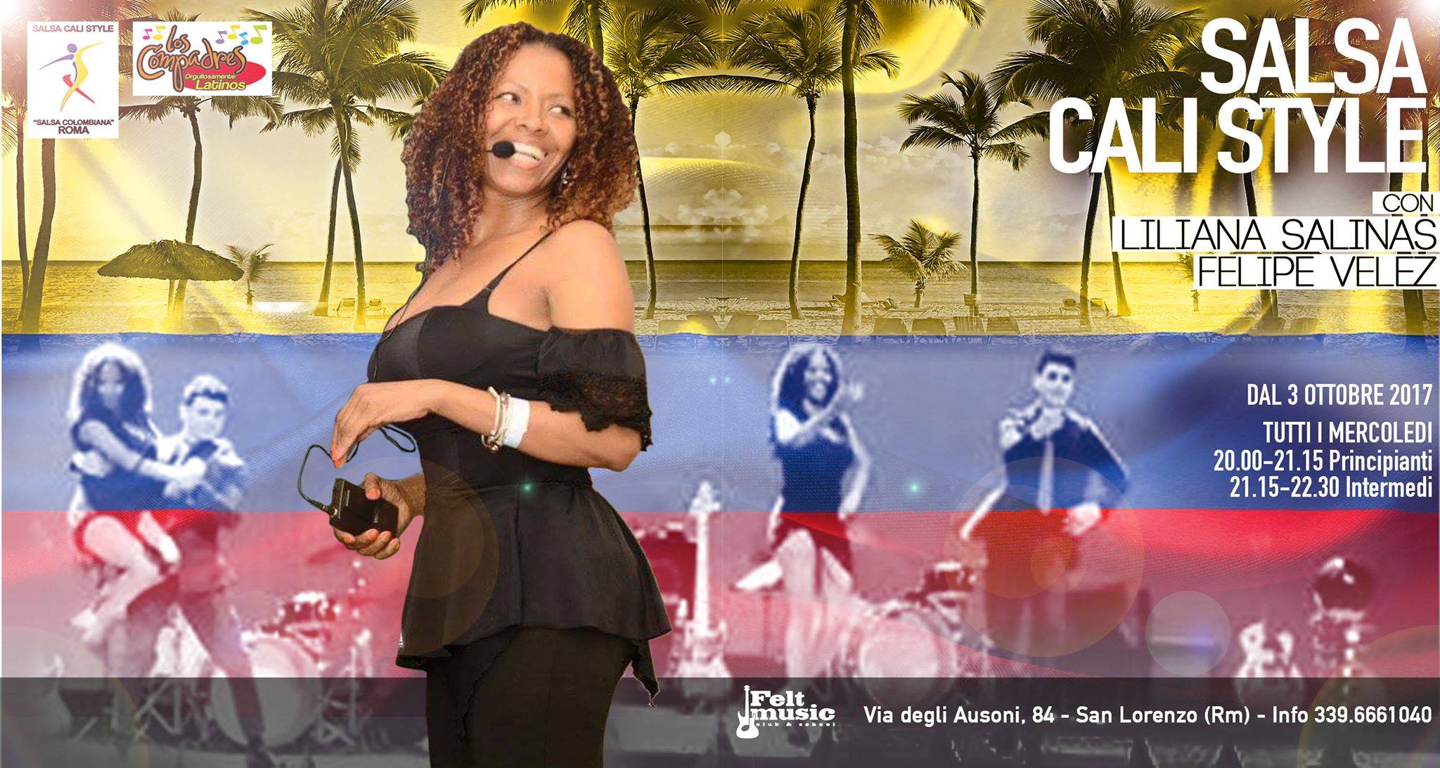 Iniziano i nuovi Corsi di Salsa Con Liliana Salinas e Pipe Velez