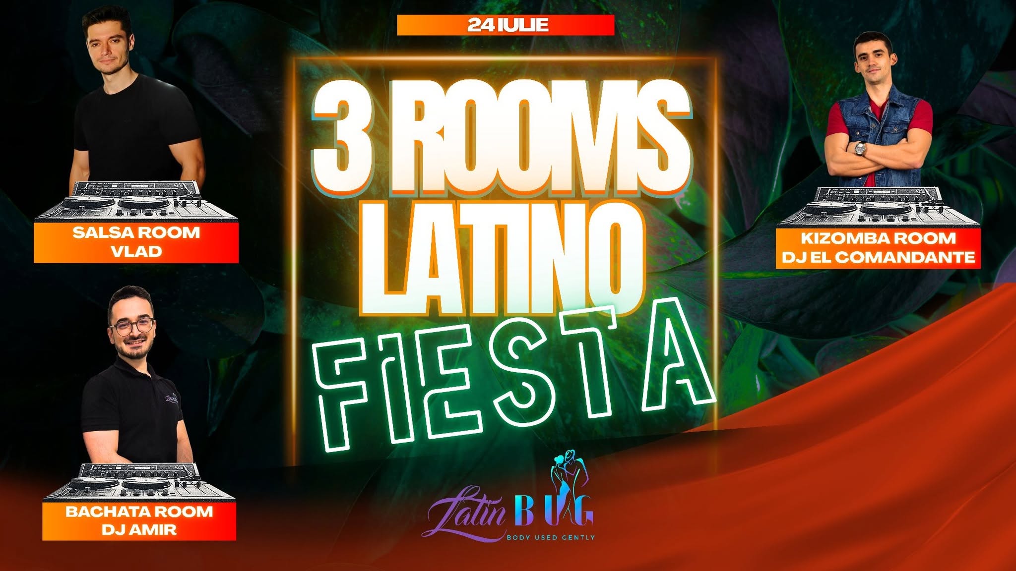 3 ROOMS LATINO FIESTA