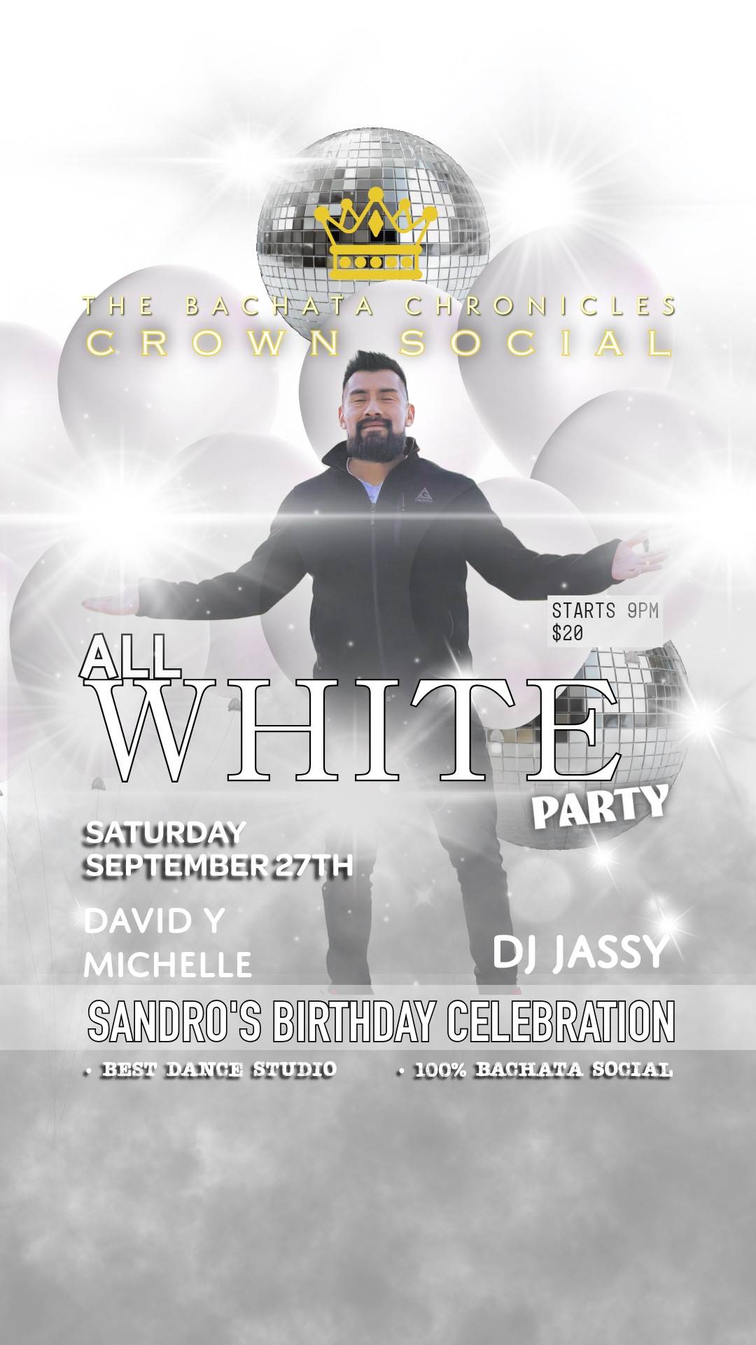 Crown Social 2 Year Anniversary & Sandro’s Birthday Party 🥳