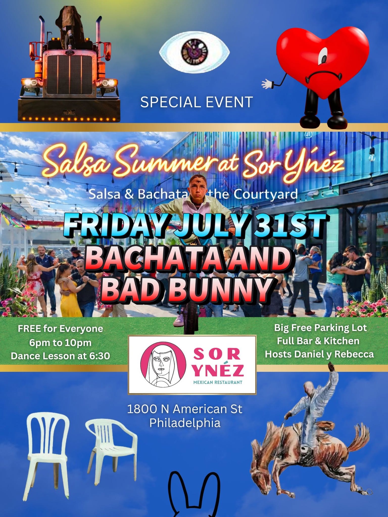 Bachata and Bad Bunny at Sor Ynéz!