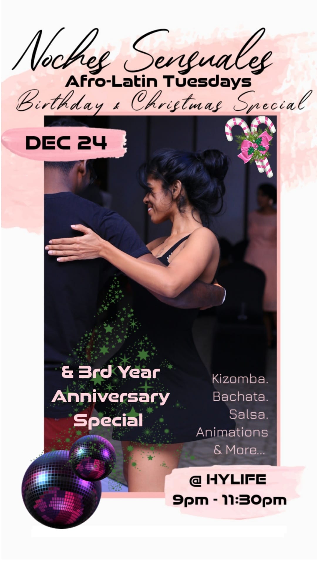 3rd ANNIVERSARY & CHRISTMAS Special - Noches Sensuales