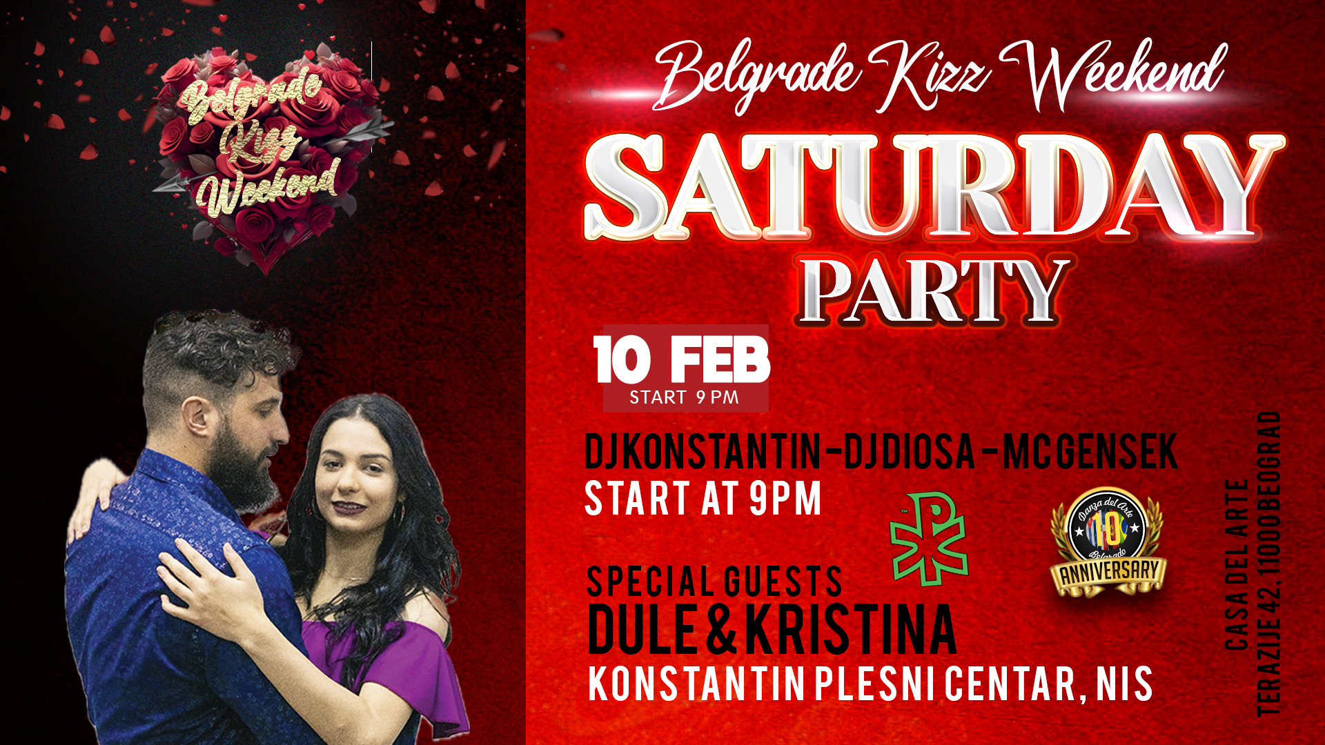 🕺 Saturday Night Party 🎉 Belgrade Kizz Weekend 2024 💃