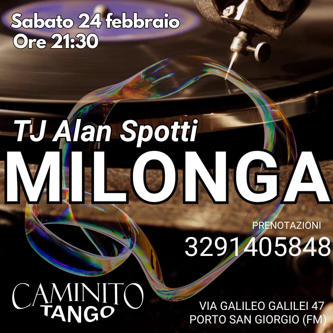 Milonga con Tj Alan Spotti