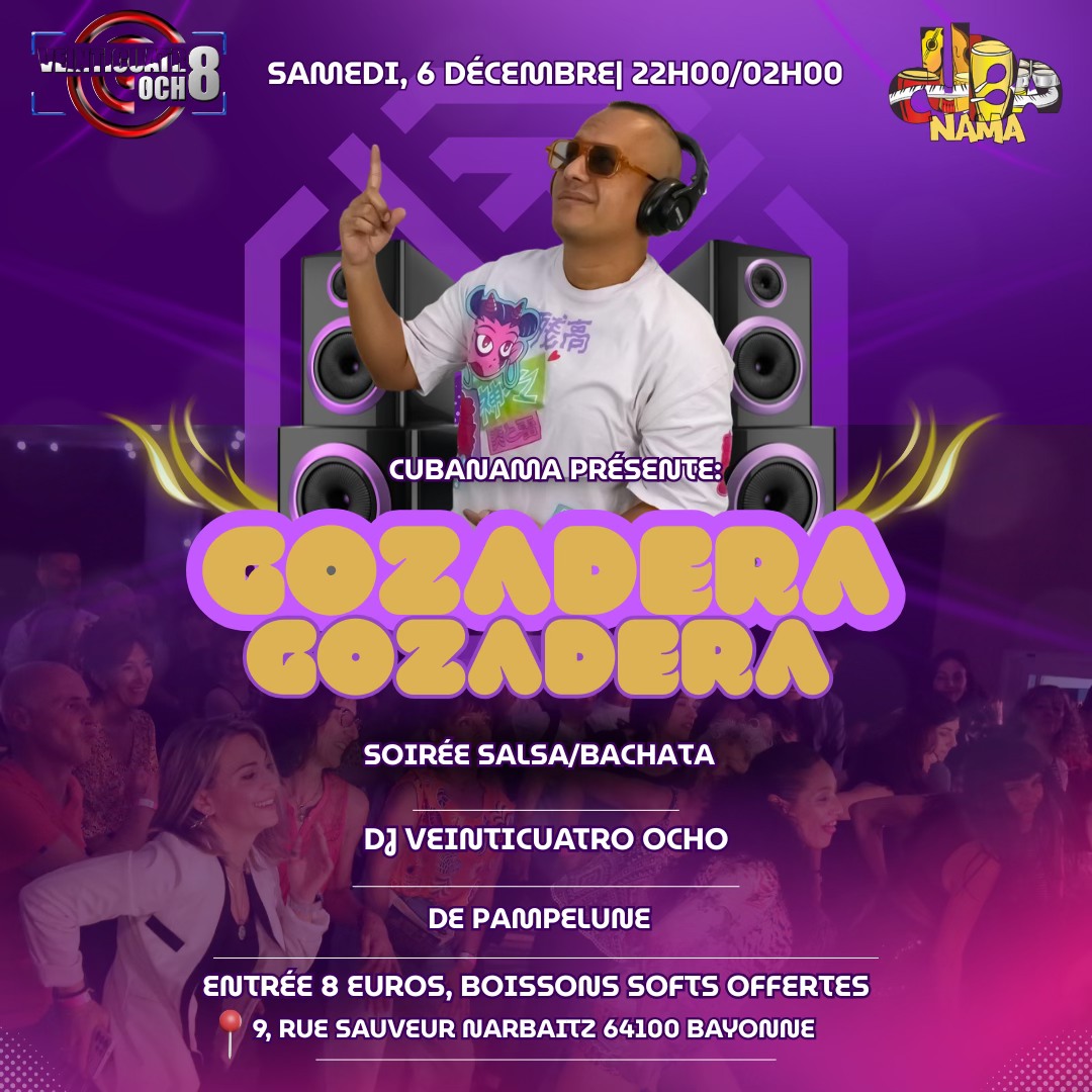 SOIRÉE CUBANA "LA GOZADERA"
