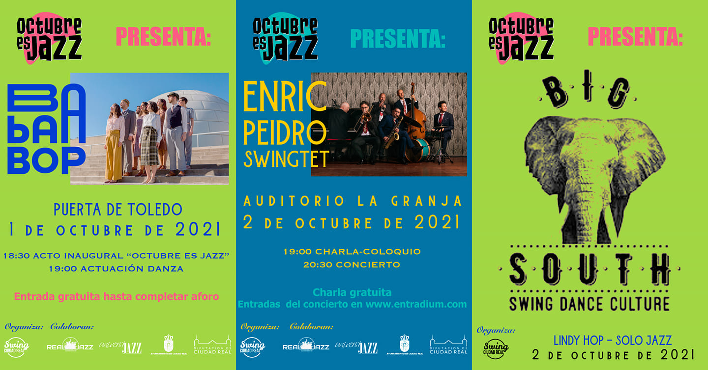 Octubre es Jazz - Actividades del 1 al 3 Octubre