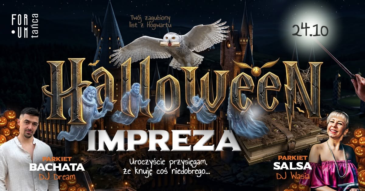 HALLOWEEN PARTY - HOGWARTS EDITION Bachata & Salsa 24.10