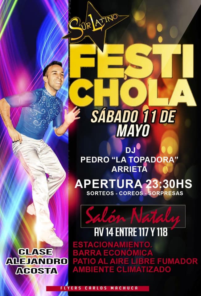 Festichola Salsera ! Sabado 11 De Mayo. Primera Vez En Bera!
