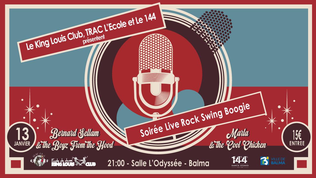 Soirée Live Rock Swing Boogie des 3 Ecoles