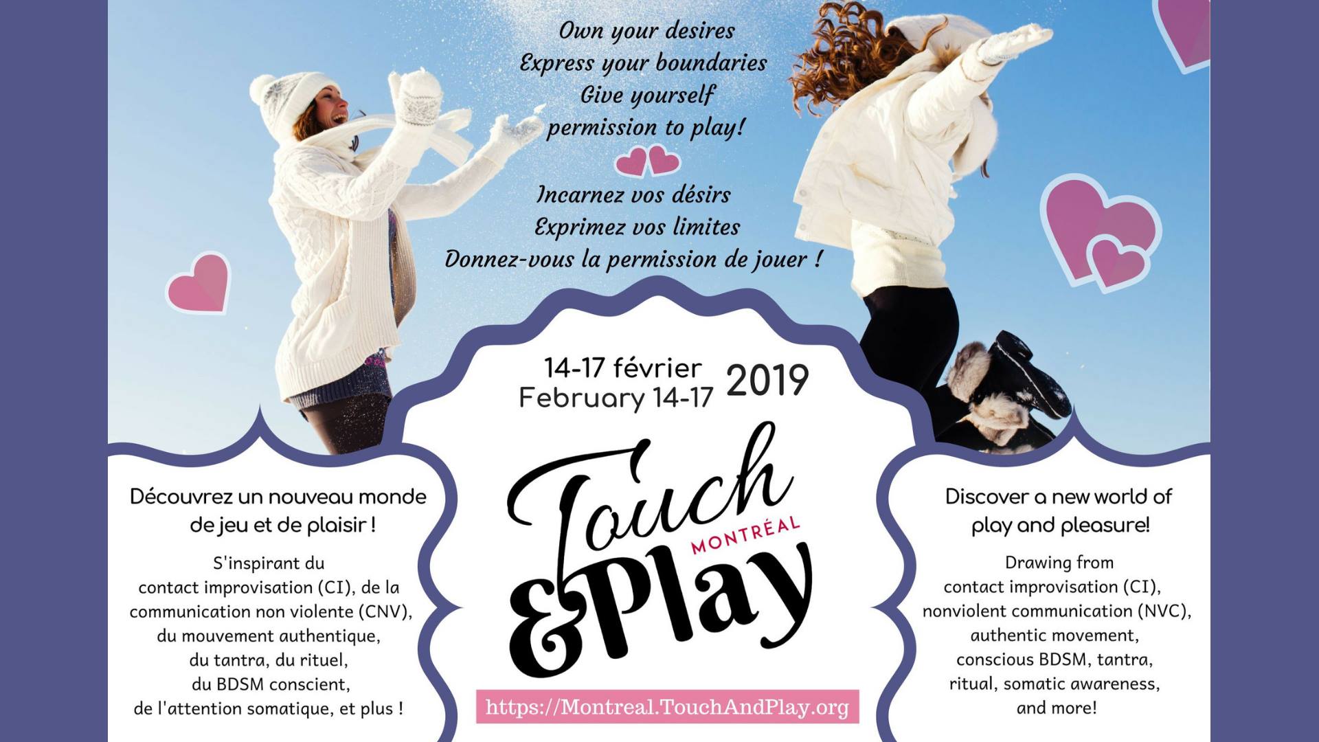 Touch&Play Montréal 2019 Hiver Winter