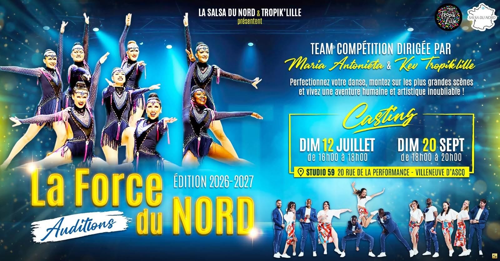 🔥 AUDITION TEAM SALSA LA FORCE DU NORD 🔥 Saison Compétition 2026 2027