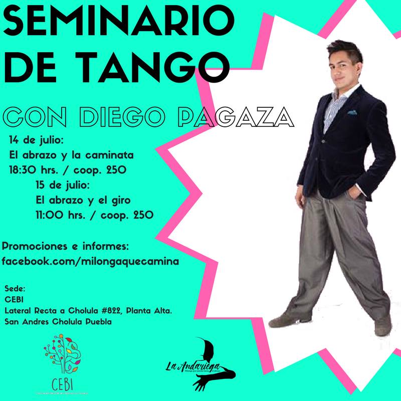 Seminario de tango con Diego Pagaza (y milonga mensual)