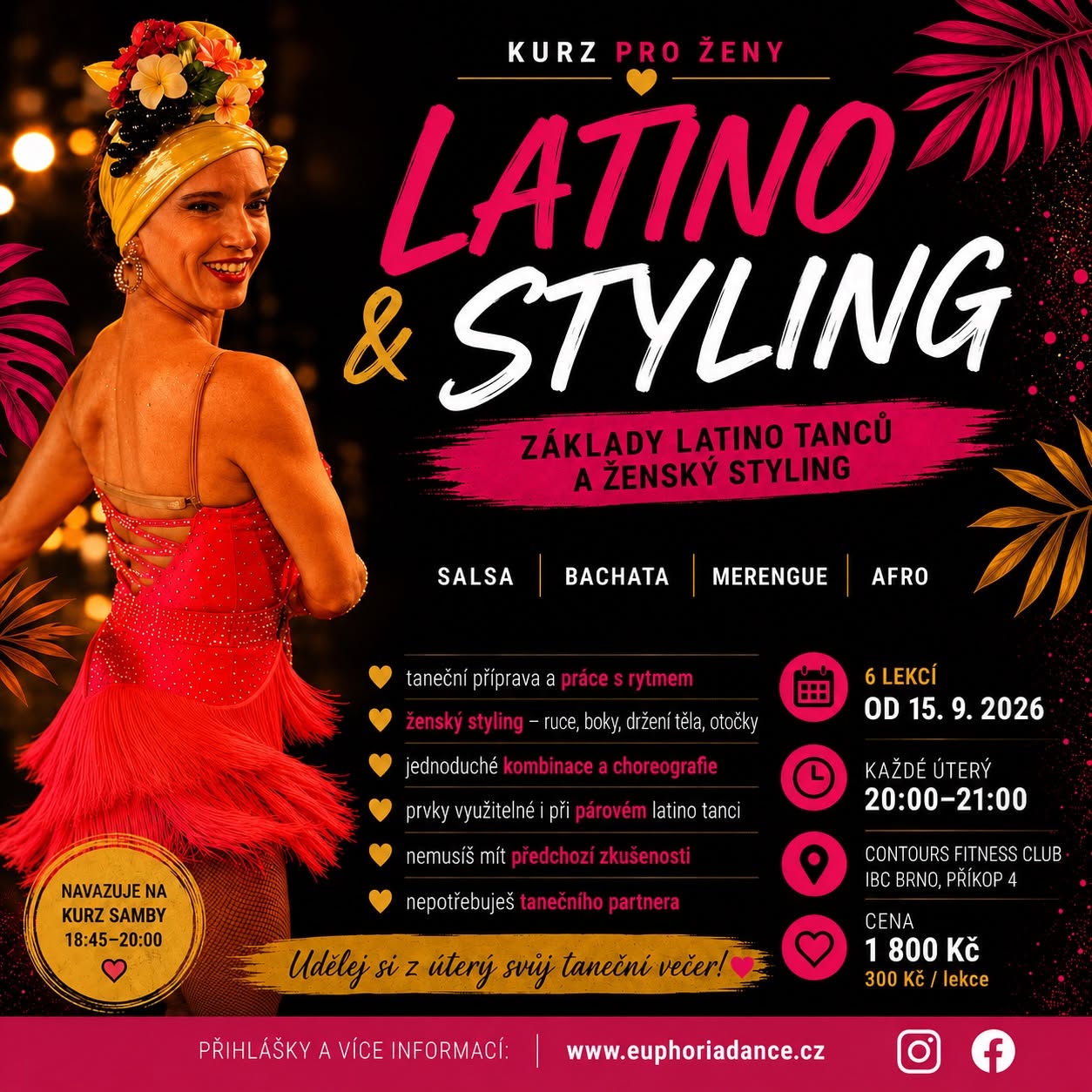 💃 LATINO & STYLING kurz pro ženy