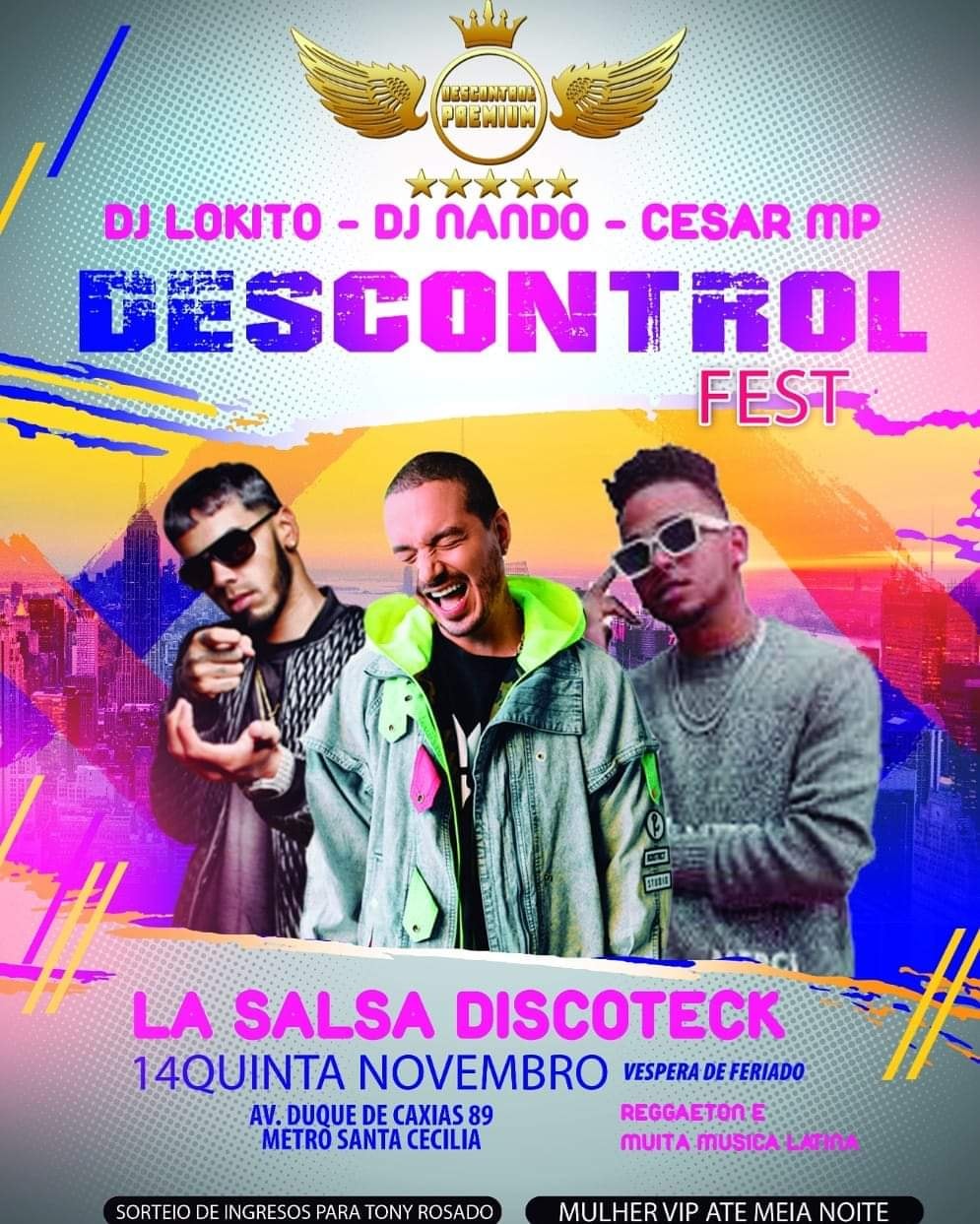 Vespera De Feriado Tem Descontrol