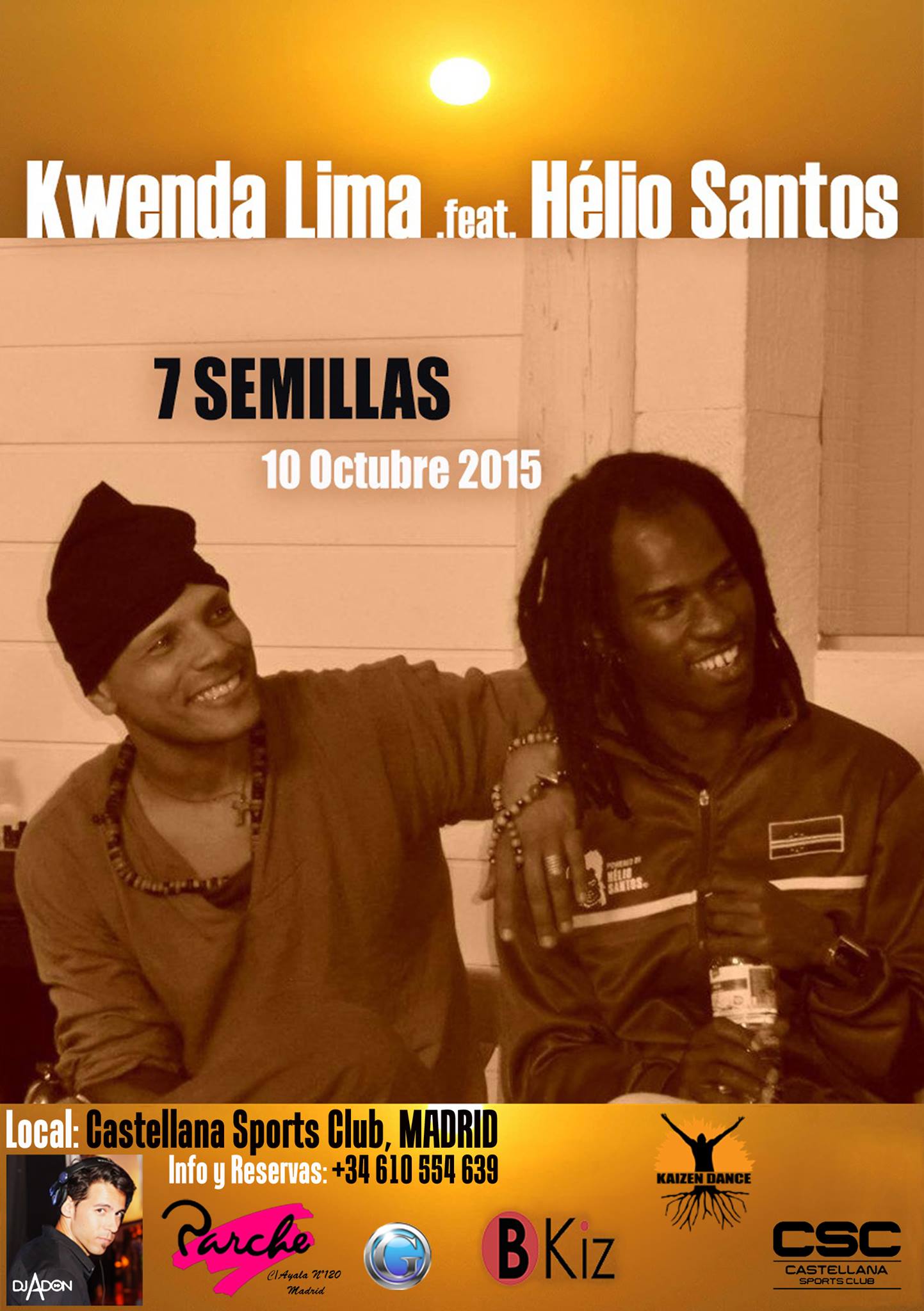 KWENDA ft HELIO SANTOS 7 SEMILLAS official event