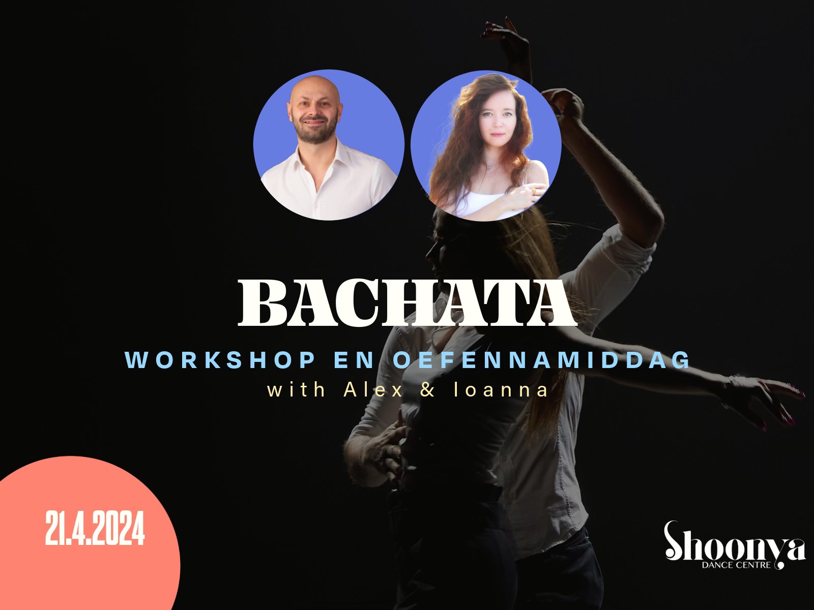 Bachata Workshop en Oefennamiddag met Alex & Ioanna