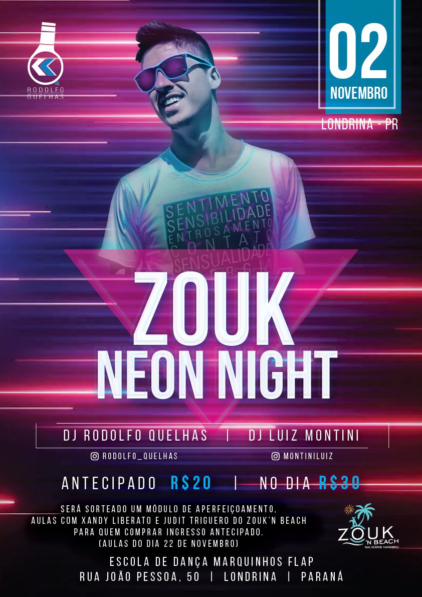 ZOUK NEON NIGHT - Edição Londrina