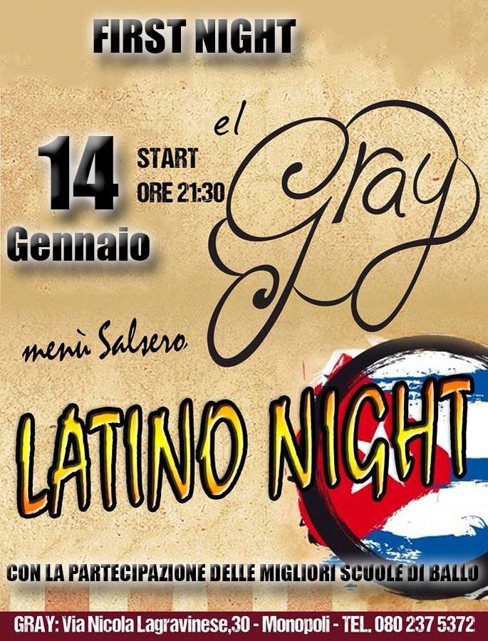 Torna El Gray Latino! - 14 Gennaio 2015