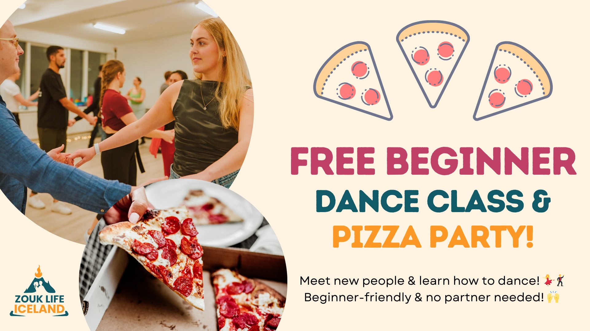 Free Beginner Dance Class & Pizza Party