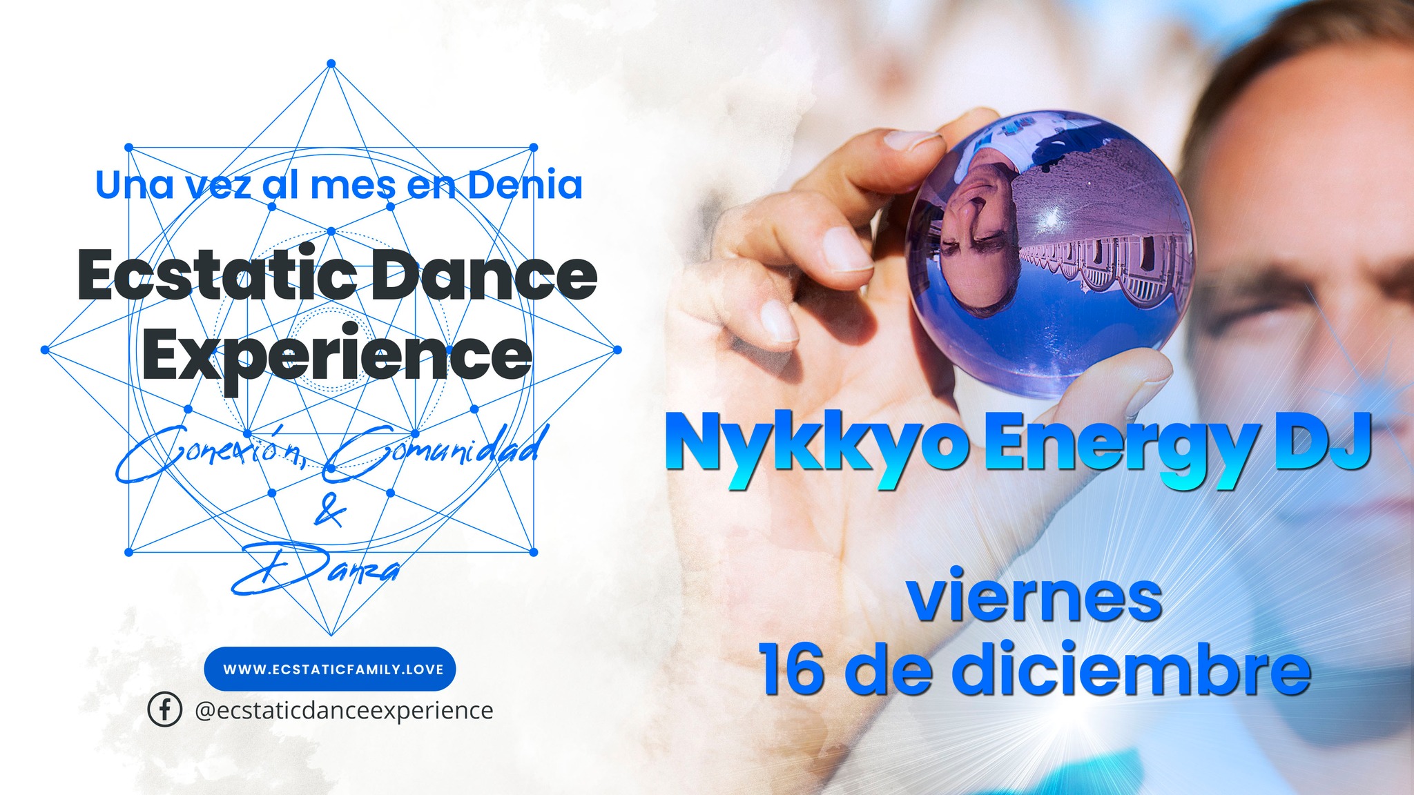 💕Ecstatic Dance Experience💕Nykkyo Energy DJ💕Denia 💕