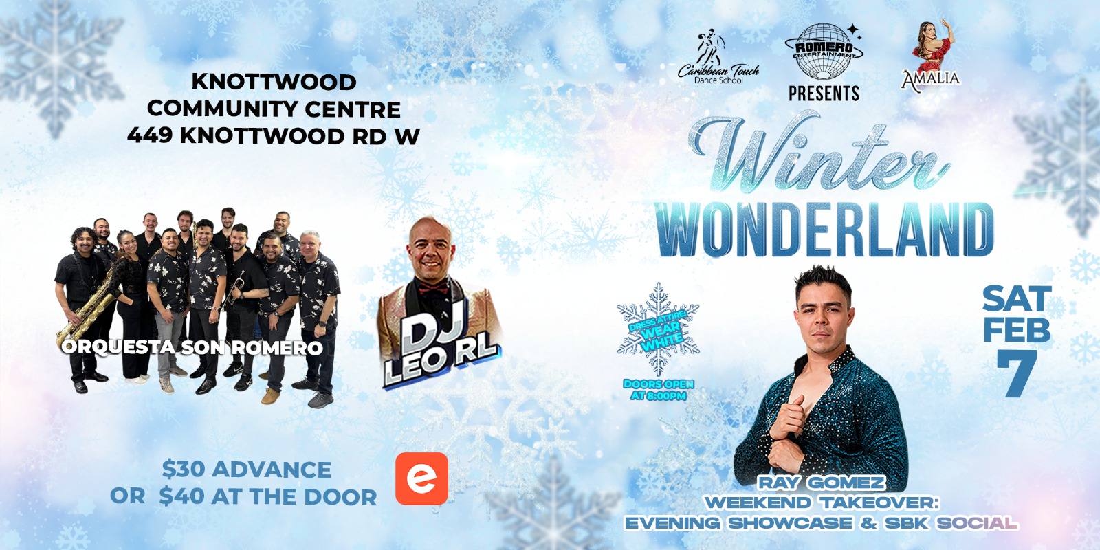 Winter Wonderland: Ray Gomez Weekend Takeover Evening Showcase & SBK Social