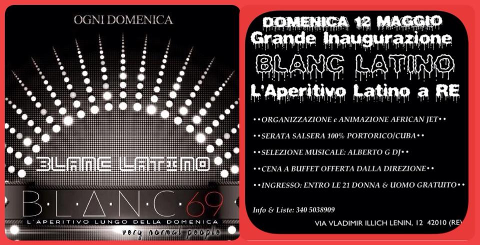 AFRICAN JET PRESENTA: BLANC LATINO L'APERITIVO + ESTIVO CHE MAI