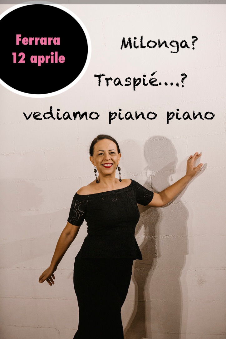 Lezione di Milonga con traspie a Ferrara con Mirta Tise