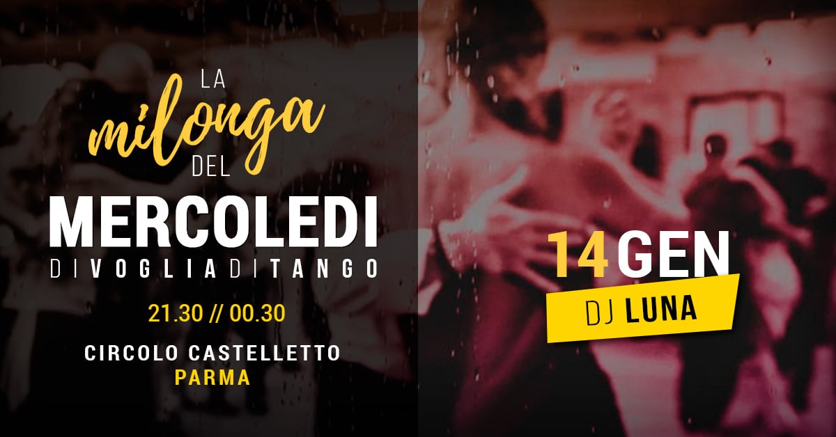 Milonga del Mercoledi Tdj LUNA