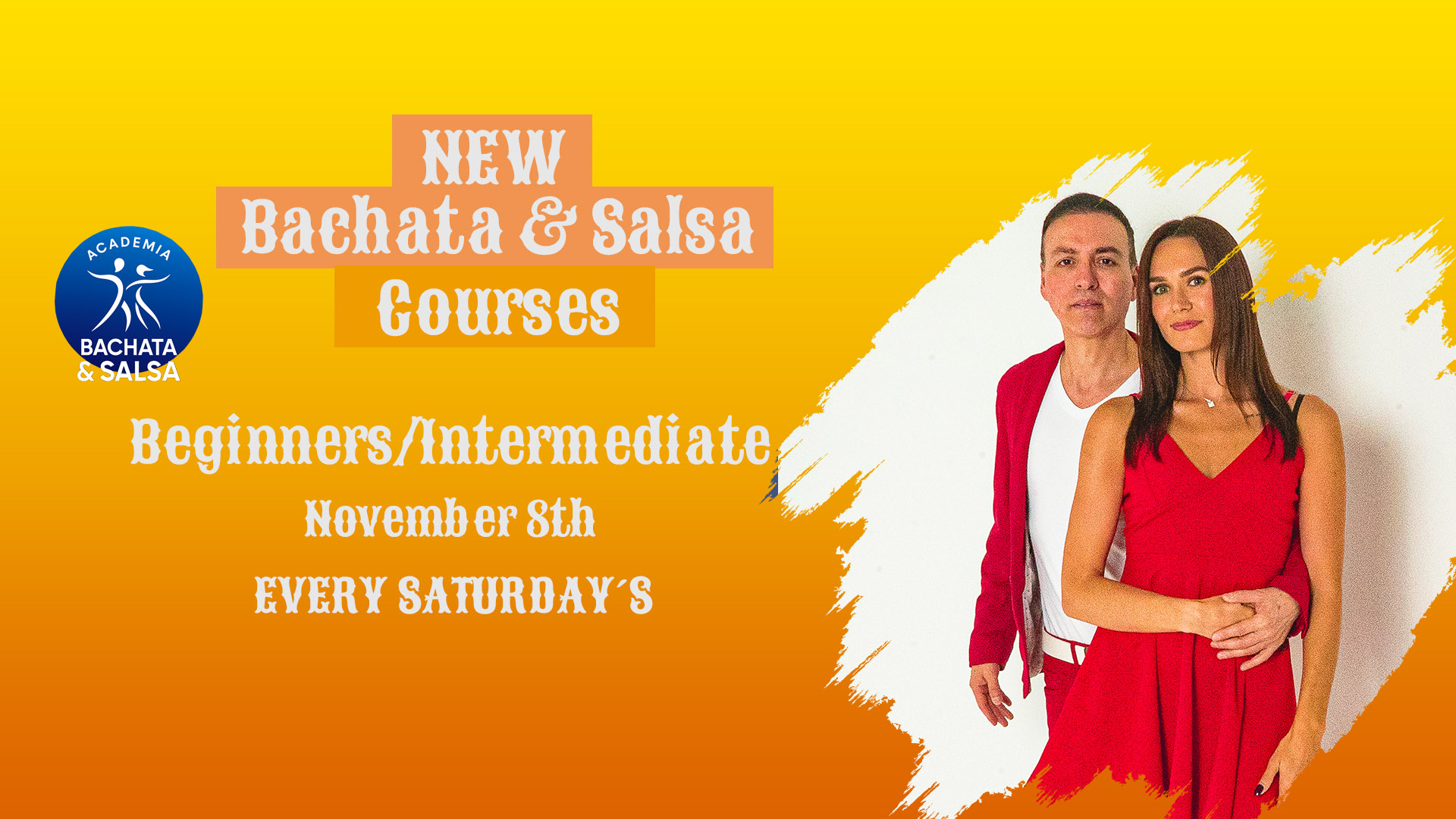 NEW BACHATA & SALSA COURSE BEG INT.
