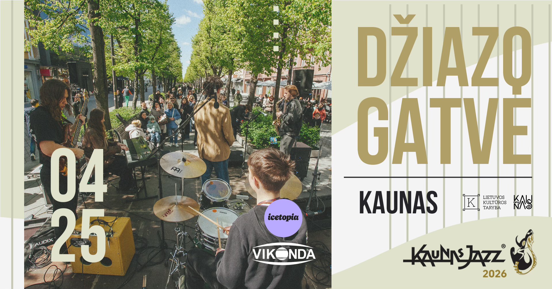 Džiazo gatvė Kaunas Jazz 2026