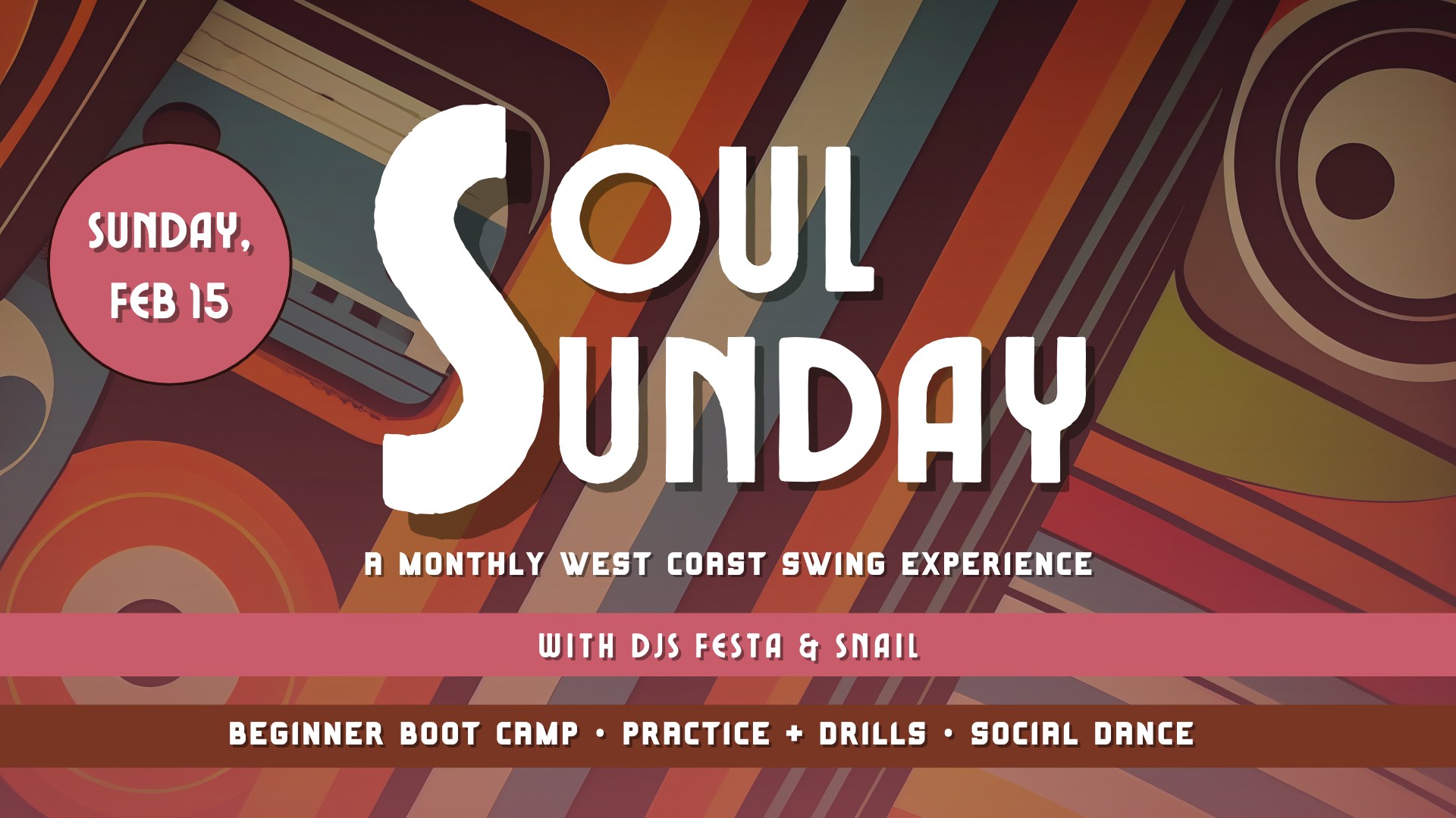 Soul Sunday • Monthly WCS experience ft. DJs John Festa & Jes Ann Nail • Midtown NYC