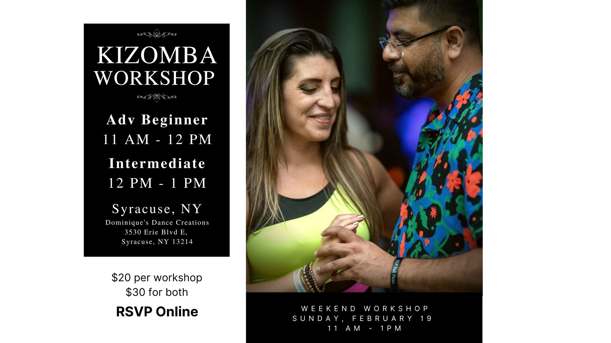 Weekend Workshop: Kizomba