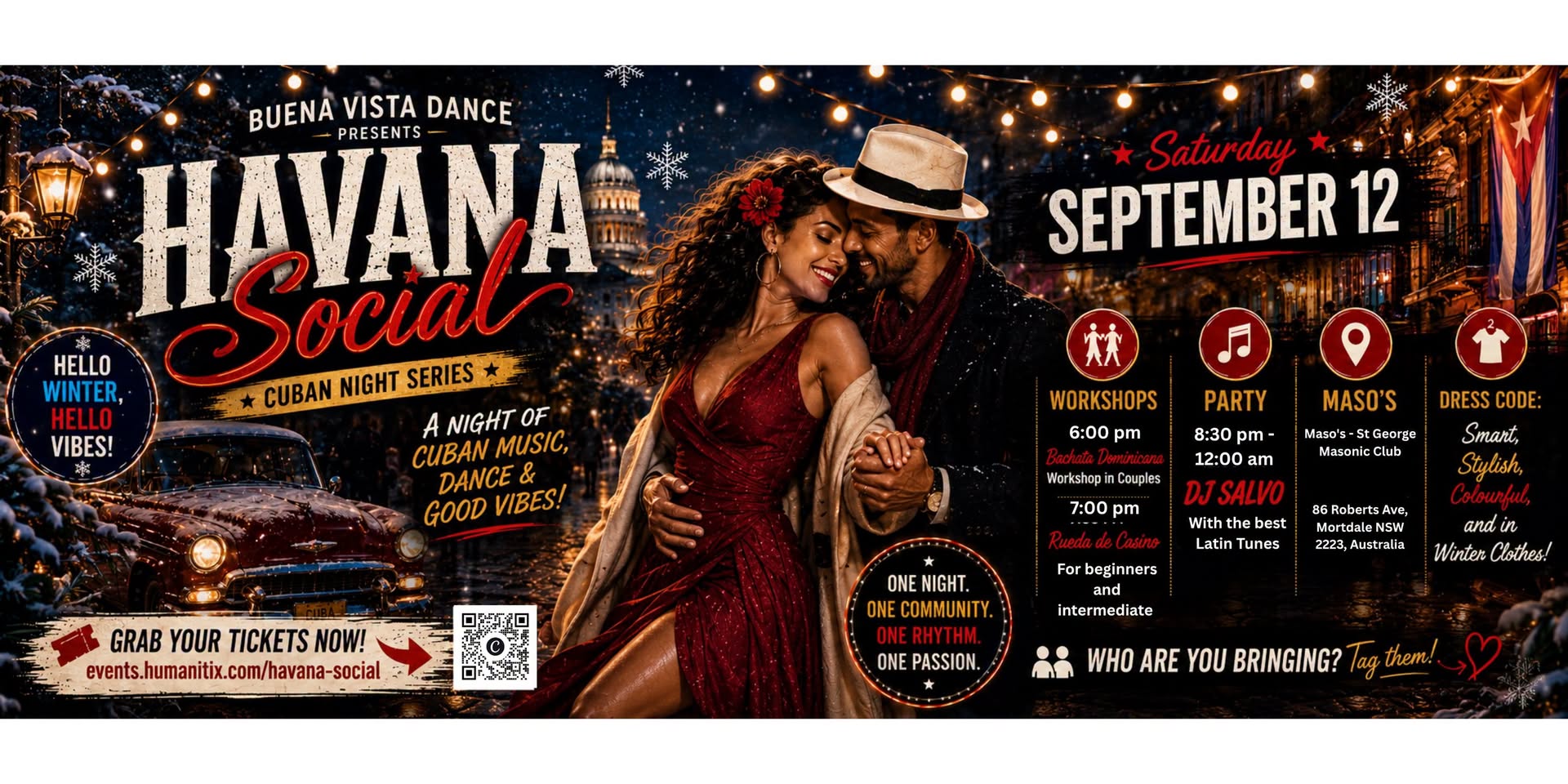Havana Social dance night series.